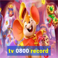 tv 0800 record